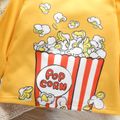 Toddler Boy Letter Popcorn Print Pullover Sweatshirt Ginger