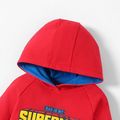 Superman 2-piece Baby Boy 'Dad is My Superman' Sweatshirt and Solid Pants Red