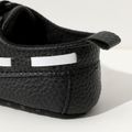 Baby / Toddler Two Tone Slip-on Prewalker Shoes Black image 4
