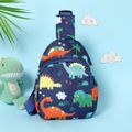 kids Unicorn Dinosaur Pattern Chest Bag Sling Bag Baby / Toddler Allover Dinosaur Print Bucket Hat Blue image 3