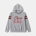 Family Matching Letter Print Long-sleeve Hooded Sweatshirts ColorBlock