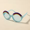 Kids Glasses Round Rainbow Glasses (Random Glasses Case Color) Light Blue