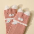 Baby / Toddler Cartoon Polar Bear Socks Pink
