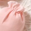 3-pack Solid Color Cotton Hat and Socks and Anti-scratch Gloves Set Pink image 3