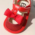 Baby / Toddler Ankle Strap Sequin Prewalker Shoes Red