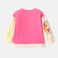 PAW Patrol Toddler Boy/Girl  Cotton Colorblock Pullover Sweatshirt Dark Pink image 2