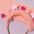 Multi-style Net Yarn Headband for Girls Light Pink