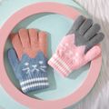 Toddler / Kid Cat Print Cartoon Winter Warm Gloves Pink