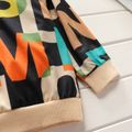 2 Stück Kleinkinder Jungen Mit Kapuze Avantgardistisch Sweatshirt-Sets gelb image 4