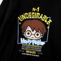 Harry Potter 2-teiliges Set aus Baumwolle für Kleinkinder, unerwünschtes Sweatshirt und feste Hose schwarz