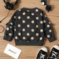 Toddler Girl 100% Cotton Letter Butterfly/Floral Animal Print Pullover Sweatshirt Black image 4