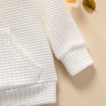Criança Unissexo Gola de polo Casual Sweatshirt Branco image 5