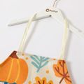 Thanksgiving Pumpkin Print Apron Colorful Fall Apron for Mom and Me Multi-color
