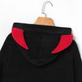 Women Plus Size Casual Embroidered Hoodie Sweatshirt Black