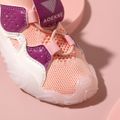Toddler / Kid Mesh Panel Colorblock LED Sneakers Pink