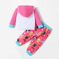 Looney Tunes 2-piece Baby Girl  Tweety Pink Heart Sweatshirt and Allover Pants Set Pink