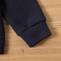 2-piece Kid Boy Colorblock Raglan Sleeve Pullover Sweatshirt and Pants Casual Set ColorBlock
