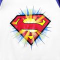 Superman Kid Boy Colorblock Blue White Logo Sweatshirt/Sportswear Dark Blue/white