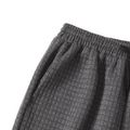 Dark Grey Thickened Textured Sweatpants Pants for Dad and Me Dark Grey