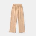 Champagne Ribbed Elasticized Waist Sweatpants for Mom and Me Champagne