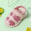 Toddler / Kid Non-slip Sequin Velcro Sandals Pink image 3