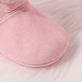 Baby / Toddler Solid Color Velcro Fleece-lining Prewalker Shoes Light Pink