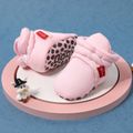 Baby / Toddler Minimalist Solid Drawstring Prewalker Shoes Pink image 3