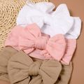 3-pack Swallowtail Double Knotted Bow Wide Headband for Girls Multi-color