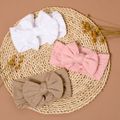 3-pack Swallowtail Double Knotted Bow Wide Headband for Girls Multi-color image 5