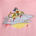 Wonder Woman Kid Girl Pink Ruffle Stars  Sweatshirt Pink image 4