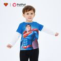 Superman Toddlers Boy 2 in 1 Long-sleeve Superman Tee Blue