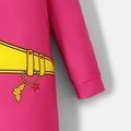 Justice League Baby Boy/Girl Super Heroes Logo Jumpsuit Pink