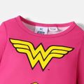 Justice League Baby Boy/Girl Super Heroes Logo Jumpsuit Pink image 3