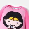 Justice League Baby Boy /Girl Superman Batman Logo Jumpsuit Pink