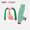 SCOOBY-DOO Rappy rolidays Colorblock  Family Matching Top And Pants Pajamas Sets with hats Emerald