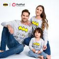 Batman 100% Cotton Family Matching Grey Sweatshirts Grey