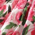 Kid Girl Polka dots Mesh Design/Floral Print Elasticized Skirt Multi-color image 4