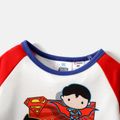 Justice league 2-piece Toddler Boy/Girl Super Heroes Top and Allover Pants Sets Red image 4