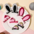 4-pack Sequin Animal Ears Bunny Ears Hair Clip Hair Accessories for Girls Pink image 2
