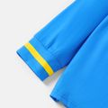 Superman 2-piece Kid Boy Blue Long-sleeve Top and Allover Print Pants Set Blue