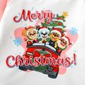 PAW Patrol Toddler Boy/Girl Christmas Glow Sweatshirt PinkyWhite
