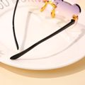 Baby / Toddler / Kid Cartoon Cat Ears Rimless Decorative Glasses (With Glasses Case) Light Purple image 3