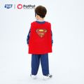 Justice League 3-piece Toddler Boy Super Heroes  Cosplay Costume Set with Cloak and Face Mask Blue