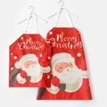 Christmas Santa Claus Letter Graphic Red Apron for Mom and Me Color-A image 4