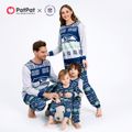 NFL Family Matching SEATTLE SEAHAWKS Allover Pajamas Sets Blue