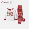NFL Family Matching Graphic Pajamas Top and Allover Pants (San Francisco 49ers) REDWHITE image 4