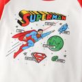 Superman 2-piece Kids Boy Colorblock Long-sleeve Top and Allover Pants Pajamas Set Colorful