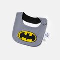 Justice League Baby Boy/Girl Super Heroes Costume Jumpsuit with Cloak and Bib Set Grey image 4