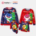 Baby Shark Family Matching Christmas Tree and Gift Tops For Parents and Children
