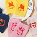 2-pack Baby Cartoon Animal Graphic Anti-fall Knee Pad Color-A